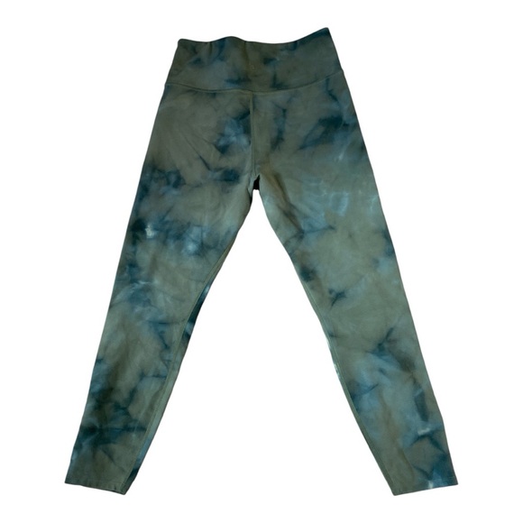JoyLab Leggings Womens Medium Seafoam Green Tie Dye Stretch Pull On Yoga Gym - Picture 2 of 7
